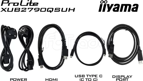 Photo de Ecran 27" Iiyama ProLite XUB2790QSUH-B2 Quad HD 100Hz (Noir)