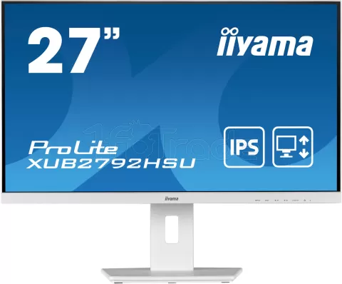 Photo de Ecran 27" Iiyama ProLite XUB2792HSU-W5 Full HD (Blanc)