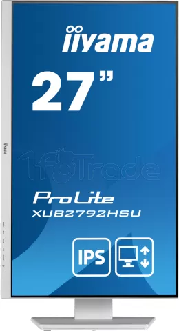 Photo de Ecran 27" Iiyama ProLite XUB2792HSU-W5 Full HD (Blanc)