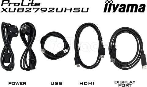 Photo de Ecran 27" Iiyama ProLite XUB2792UHSU-B6 4K Ultra HD (Noir)