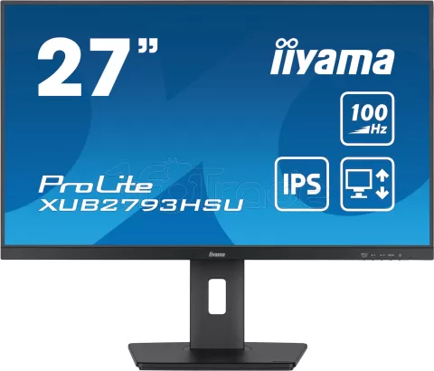 Photo de Ecran 27" Iiyama ProLite XUB2793HSU-B6 Full HD (Noir) 100Hz