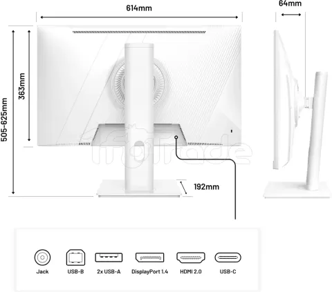 Photo de Ecran 27" JapanNext JAPJNIPS270WQHD75F WQHD (Blanc)