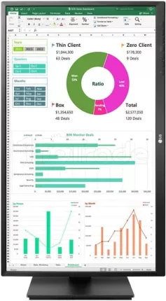 Photo de Ecran 27" LG 27BK55YP-B Full HD (Noir)
