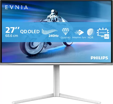 Photo de Ecran 27" Philips Evnia 6000 27M2N6501L OLED Quad HD 240Hz (Noir)