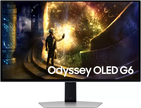 Photo de Ecran 27" Samsung Odyssey G6 G61SD OLED Quad HD 240Hz (Argent)