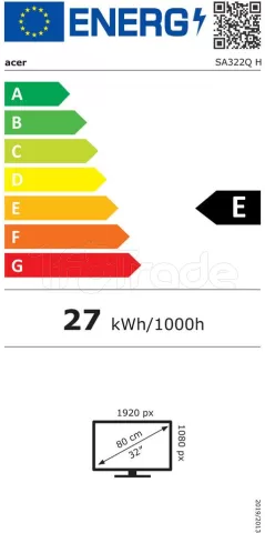 Photo de Ecran 32" Acer SA322Q H Full HD 100Hz (Noir)