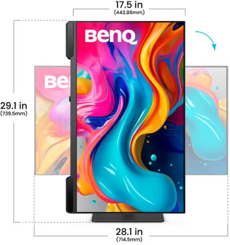 Photo de Ecran 32" BenQ ProVisual PV3200U 4K Ultra HD 144hz (Gris)
