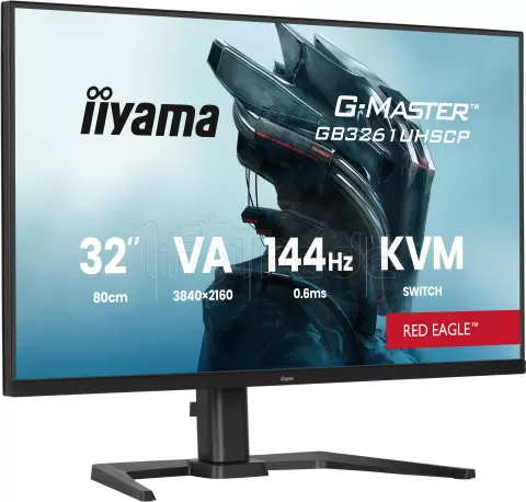 Photo de Ecran 32" Iiyama G-Master Red Eagle GB3261UHSCP-B1 4K Ultra HD 144Hz (Noir)