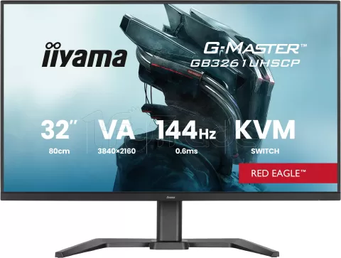 Photo de Ecran 32" Iiyama G-Master Red Eagle GB3261UHSCP-B1 4K Ultra HD 144Hz (Noir)