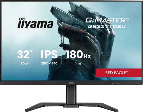 Photo de Ecran 32" Iiyama G-Master Red Eagle GB3271QSU-B2 Quad HD 180Hz (Noir)