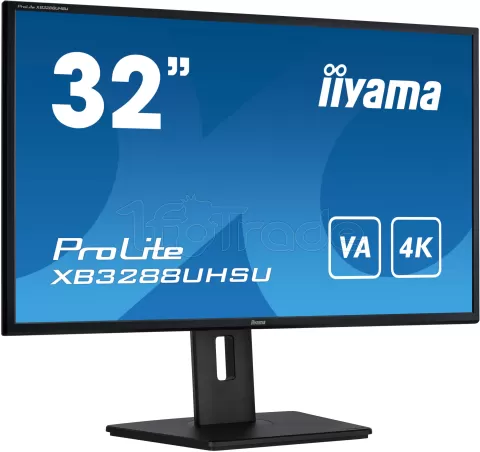 Photo de Ecran 32" Iiyama ProLite XB3288UHSU-B5 4K Ultra HD (Noir)