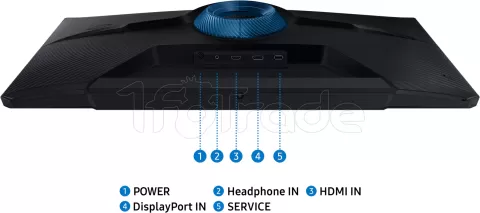 Photo de Ecran 32" Samsung Odyssey G3 G30D Full HD 180Hz (Noir)
