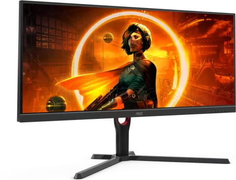 Photo de Ecran 34" AOC Gaming U34G3XM UWQHD (Noir) 144Hz