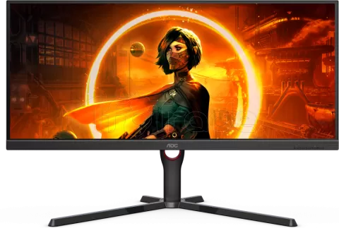 Photo de Ecran 34" AOC Gaming U34G3XM UWQHD (Noir) 144Hz