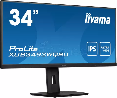 Photo de Ecran 34" Iiyama ProLite XUB3493WQSU-B5 UWQHD (Noir)