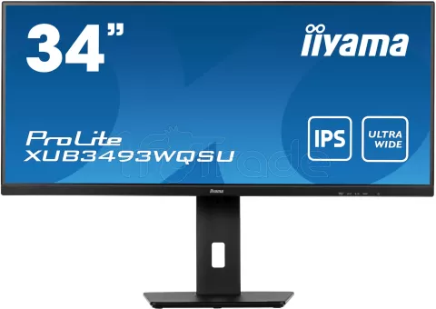 Photo de Ecran 34" Iiyama ProLite XUB3493WQSU-B5 UWQHD (Noir)