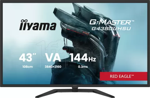 Photo de Ecran 43" Iiyama G-Master Red Eagle G4380UHSU-B2 4K Ultra HD 144Hz (Noir)