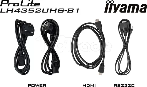 Photo de Ecran 43" Iiyama ProLite LH4352UHS-B1 4K Ultra HD (Noir)