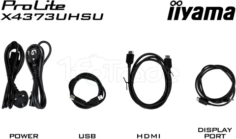 Photo de Ecran 43" Iiyama ProLite X4373UHSU-B1 4K Ultra HD (Noir)