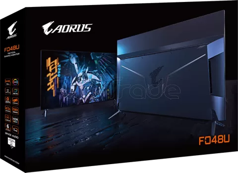 Photo de Ecran 48" Gigabyte Aorus FO48U 4K Ultra HD (Noir) 120Hz