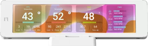 Photo de Ecran d'affichage Zalman 9.16" (Blanc)