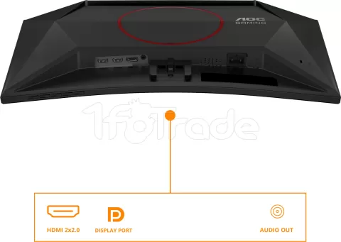 Photo de Ecran incurvé 24" AOC Gaming G4 25G42E Full HD 180Hz (Noir)