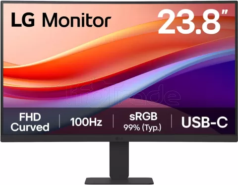 Photo de Ecran incurvé 24" LG 24U421A-B Full HD 100Hz (Noir)