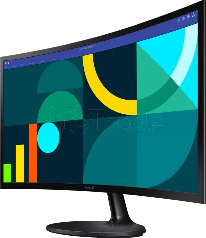 Photo de Ecran incurvé 24" Samsung Essential S3 S36GD Full HD 100Hz (Noir)