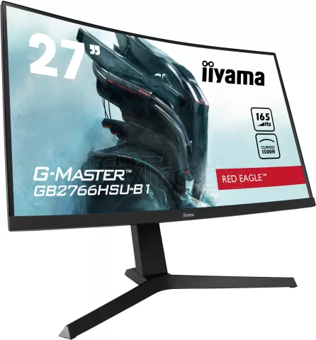 Photo de Ecran incurvé 27" Iiyama G-Master Red Eagle GB2766HSU-B1 Full HD (Noir) 165Hz