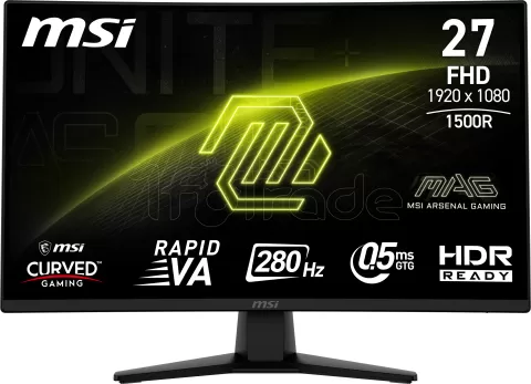 Photo de Ecran incurvé 27" MSI Mag 274CXF Full HD 280Hz (Noir)