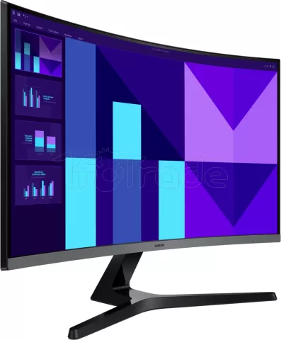 Photo de Ecran incurvé 27" Samsung Essential Monitor LS27D392GAUXEN Full HD 100Hz(Noir)