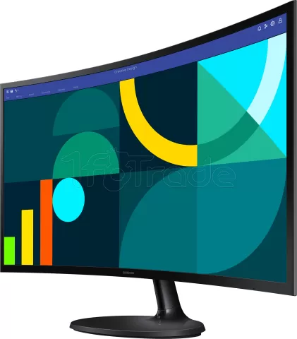 Photo de Ecran incurvé 27" Samsung Essential S3 S36GD Full HD 100Hz (Noir)