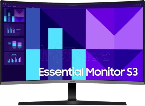 Photo de Ecran incurvé 32" Samsung Essential S3 S39GD Full HD 100Hz (Noir)
