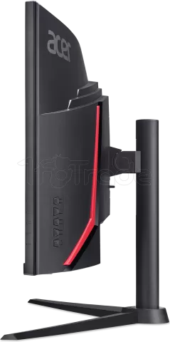 Photo de Ecran incurvé 34" Acer Nitro XZ340CUR UWQHD 200Hz (Noir/Rouge)