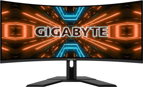 Photo de Ecran incurvé 34" Gigabyte G34WQC UWQHD 144Hz (Noir)