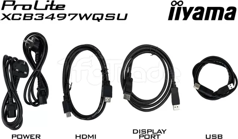 Photo de Ecran incurvé 34" Iiyama ProLite XCB3494WQSU-B1 UWQHD 120Hz (Noir)