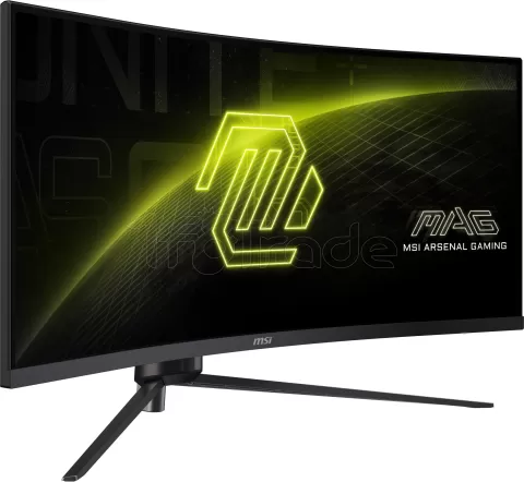 Photo de Ecran incurvé 34" MSI Mag 345CQR UWQHD 180Hz (Noir)