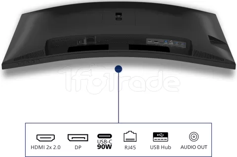 Photo de Ecran incurvé 34" Philips B-Line 34B2U3600C WQHD 120Hz (Noir)