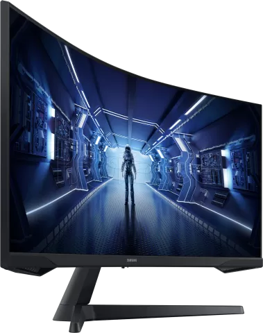 Photo de Ecran incurvé 34" Samsung Odyssey G5 C34G5 UWQHD (Noir) 165Hz