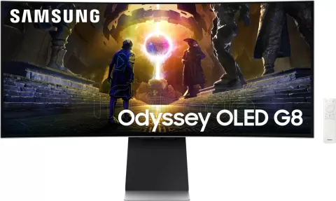 Photo de Ecran incurvé 34" Samsung Odyssey Oled G8 G85SD WQHD 175Hz (Noir)