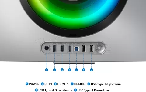 Photo de Ecran incurvé 34" Samsung Odyssey Oled G8 G85SD WQHD 175Hz (Noir)