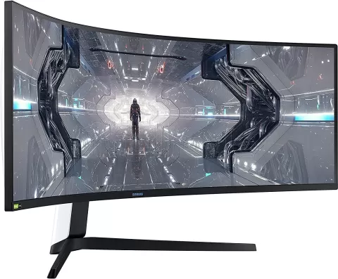 Photo de Ecran incurvé 49" (32:9) Samsung Odyssey G9 C49G95TSSRX 5K DWQHD (Noir) 240Hz
