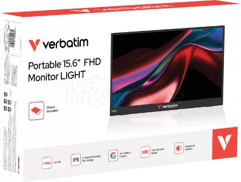 Photo de Ecran portable 15,6" Verbatim Light Full HD (Noir)
