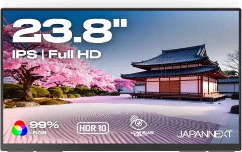 Photo de Ecran portable 24" JapanNext JN-MD-IPS238F-C6 Full HD (Noir)