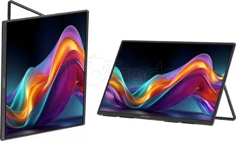 Photo de Ecran portable 24" JapanNext JN-MD-IPS238U-C6 4K Ultra HD (Noir)