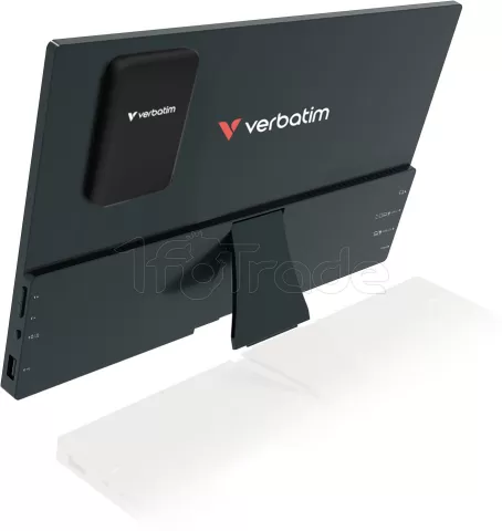 Photo de Ecran portable tactile 14" Verbatim PM-14 Full HD avec batterie externe intégré (Noir)