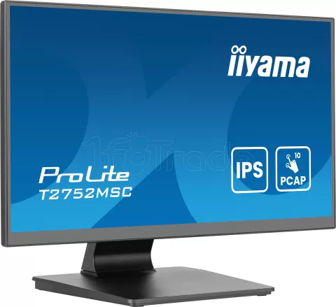 Photo de Ecran tactile 27" Iiyama Prolite T2752MSC-B1AG Full HD 100Hz (Noir)
