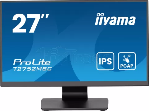 Photo de Ecran tactile 27" Iiyama Prolite T2752MSC-B1AG Full HD 100Hz (Noir)