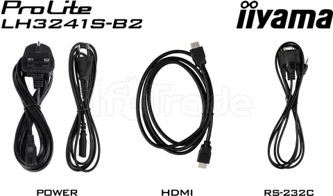 Photo de Ecran/TV Professionnel 32" Iiyama Prolite LH3241S-B2 Full HD (Noir)
