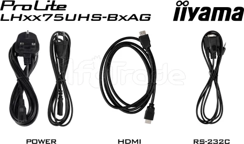 Photo de Ecran/TV Professionnel 55" Iiyama Prolite LH5575UHS-B2AG 4K Ultra HD (Noir)